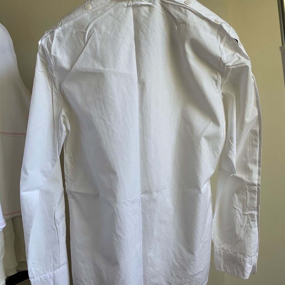 Jean Paul gaultier femme white button shirt